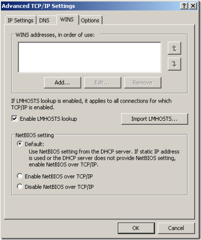defaultnetbiossettings